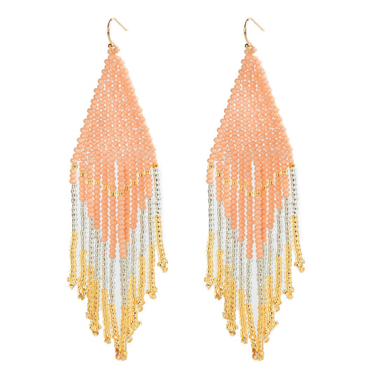 Rosé Embera Earrings