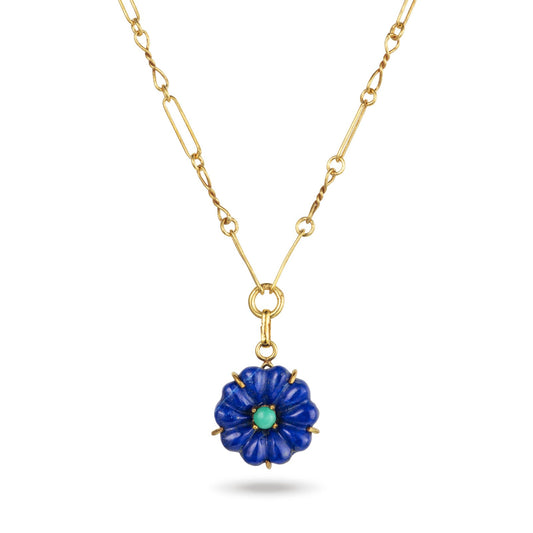 Friya Necklace - Lapis