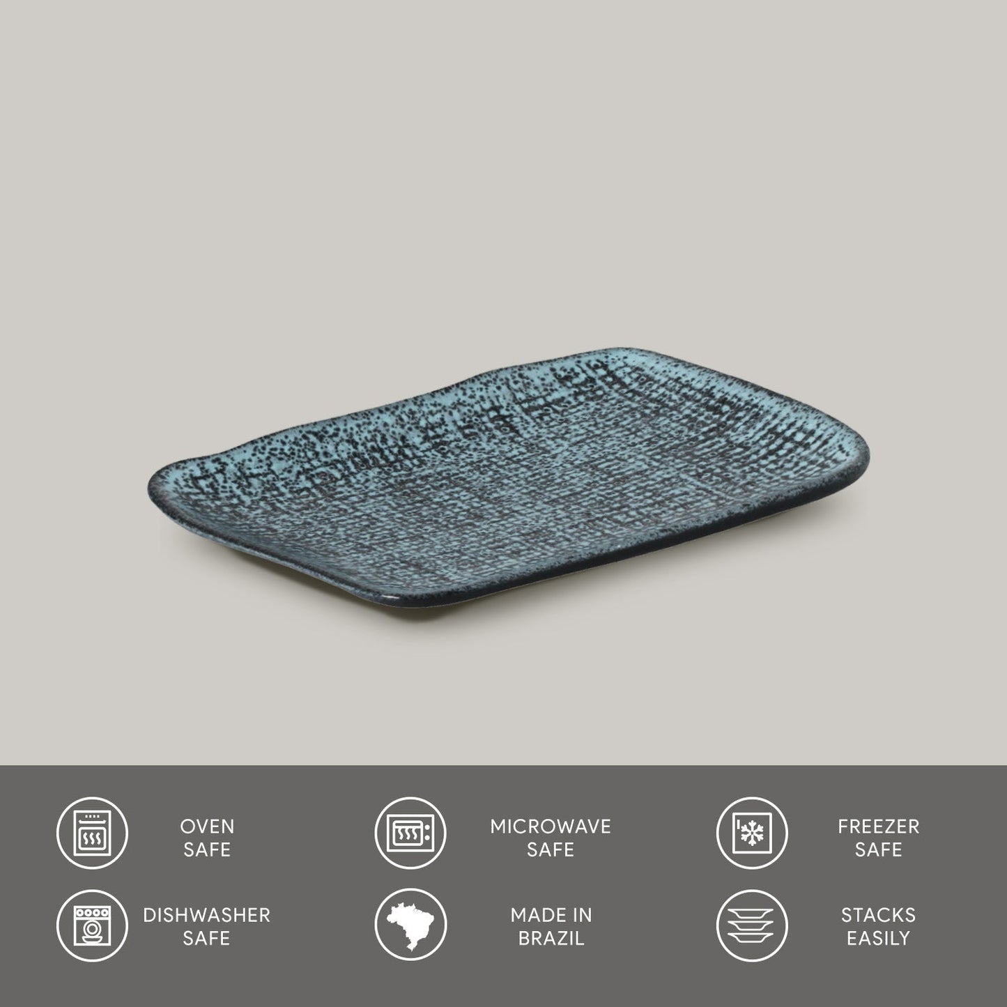 Rectangular Platter Juta Set of 4