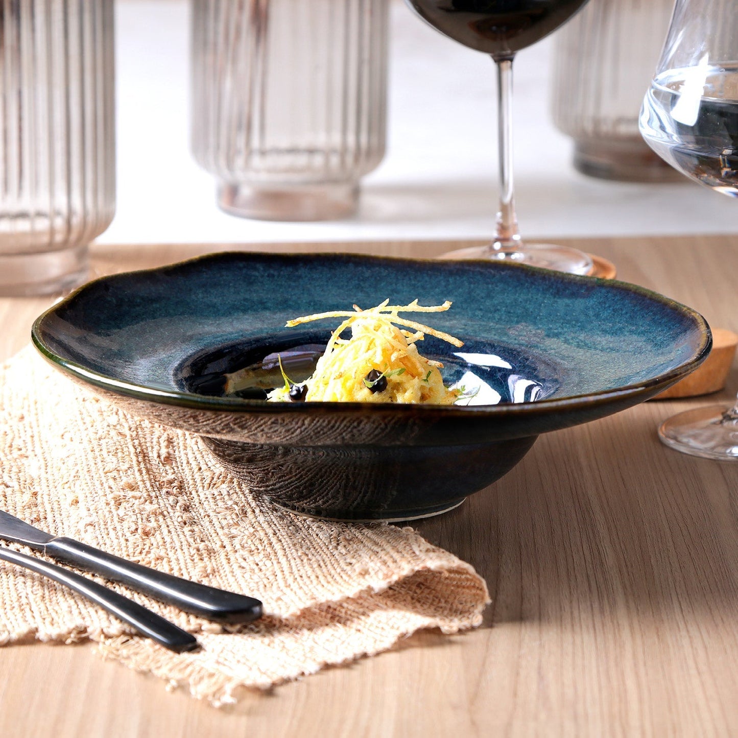 Deep Rim Plate Set of 4