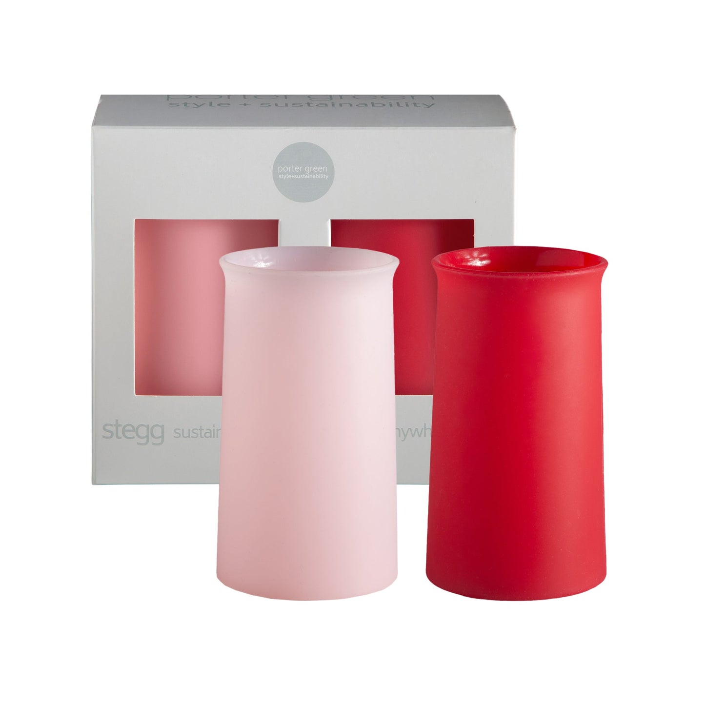 Cherry + Blush | Stegg | Unbreakable Highball Glasses