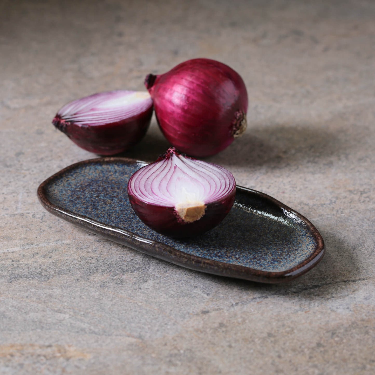 Shallow Organic Oval Platter Mini Set of 4