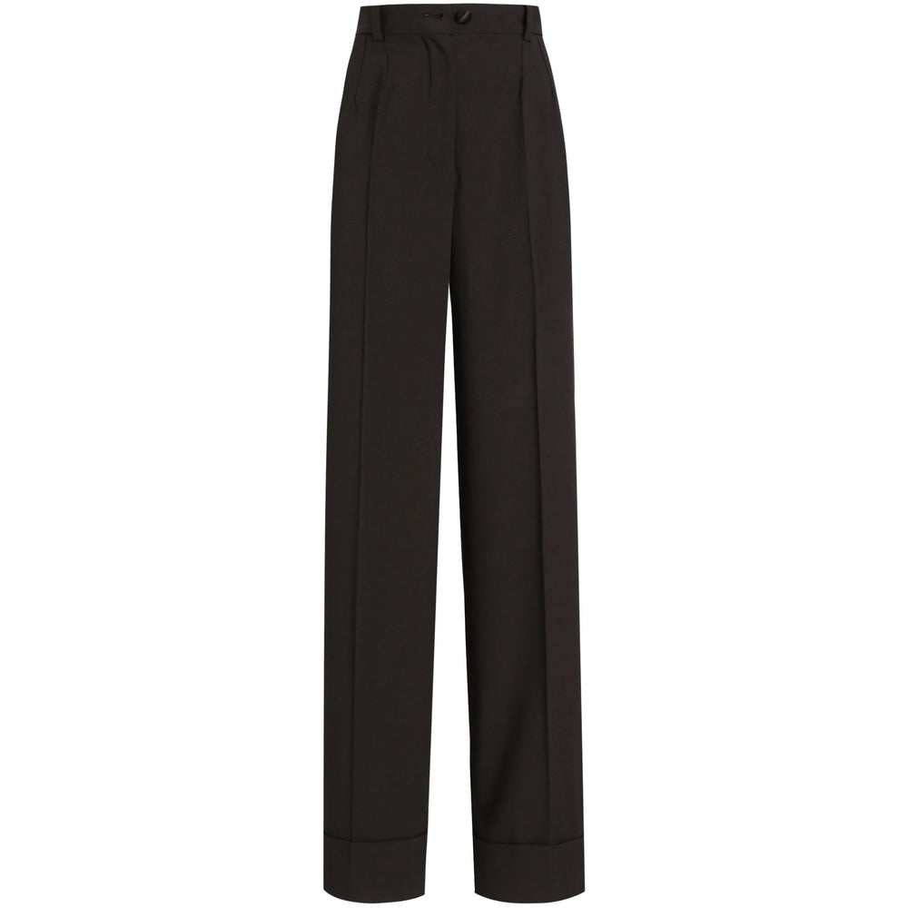 Dolce & Gabbana Black Trousers - Tailored Trousers Women