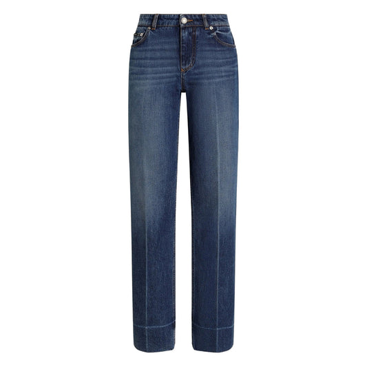 Dolce & Gabbana Blue Denim - Straight-Leg Jeans Women