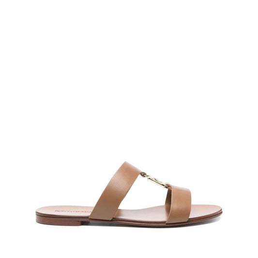 Dolce & Gabbana Brown Flip-Flops & Slides Women