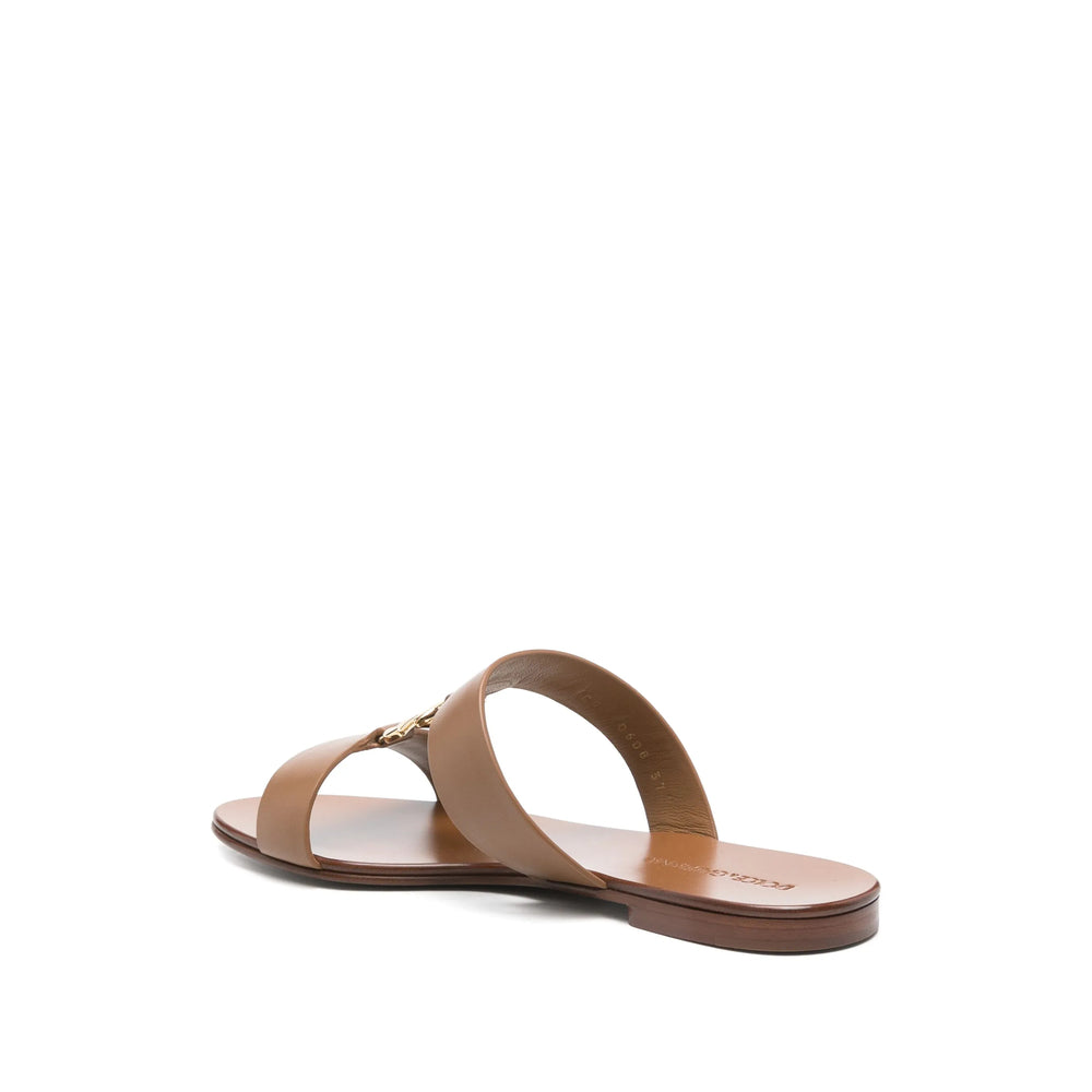 Dolce & Gabbana Brown Flip-Flops & Slides Women