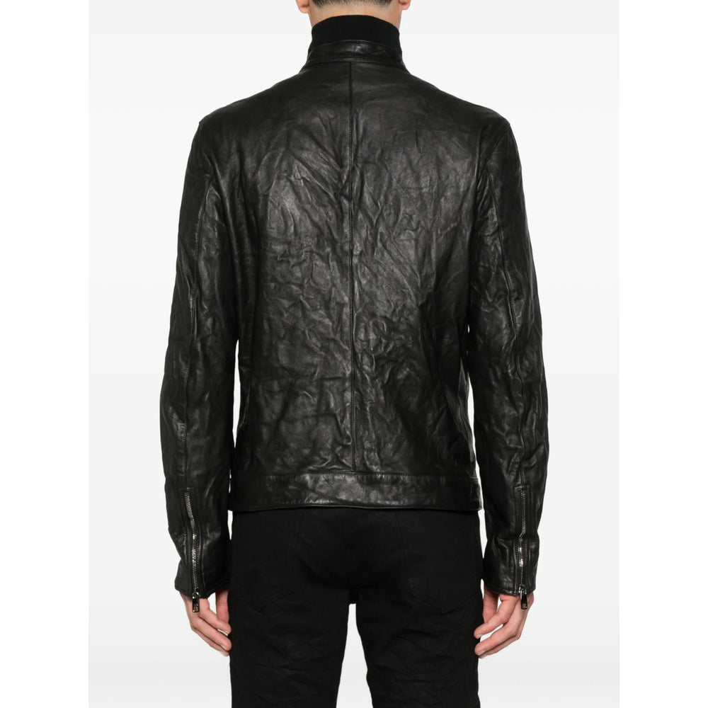 Dolce & Gabbana Black Jackets - Leather Jackets Men