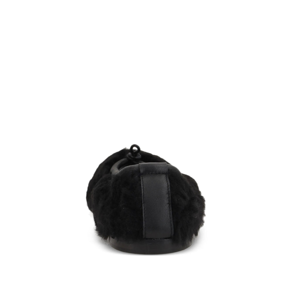 Hereu Black Ballet Flats Women