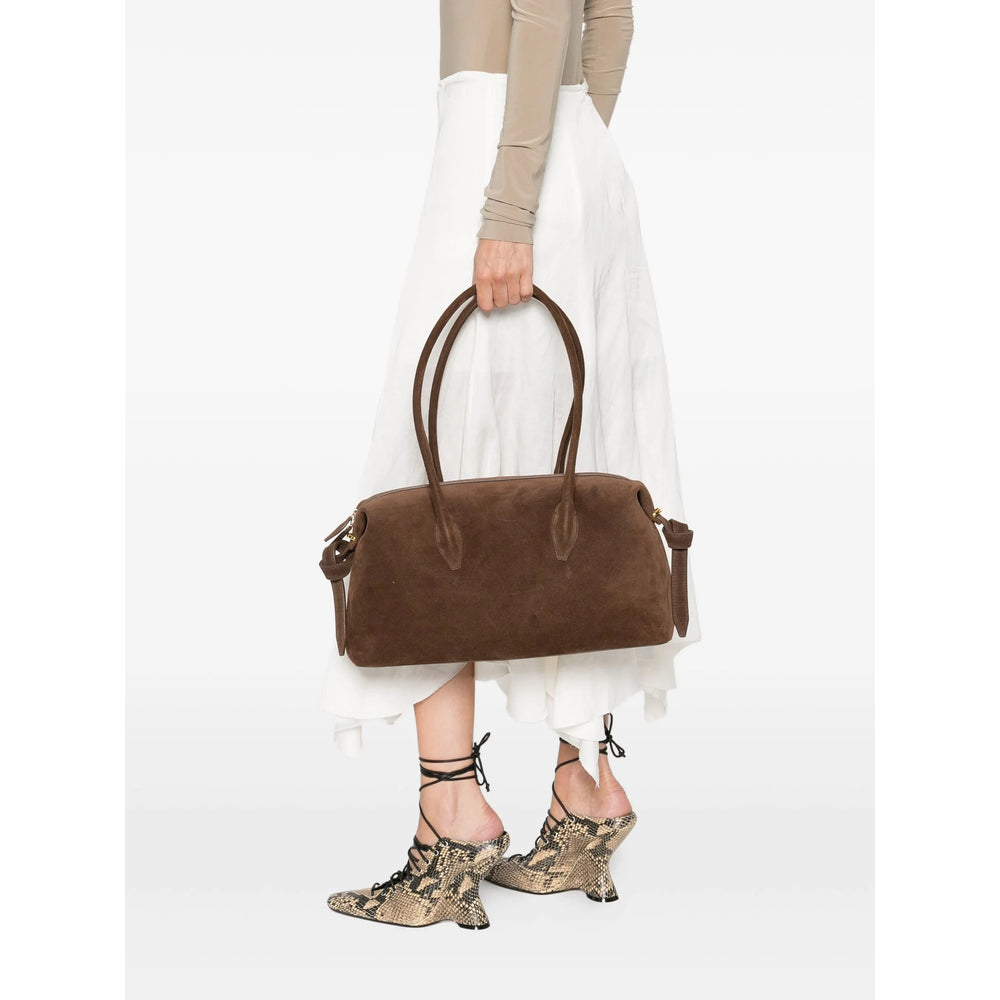 Yuzefi Brown Shoulder Bags Women