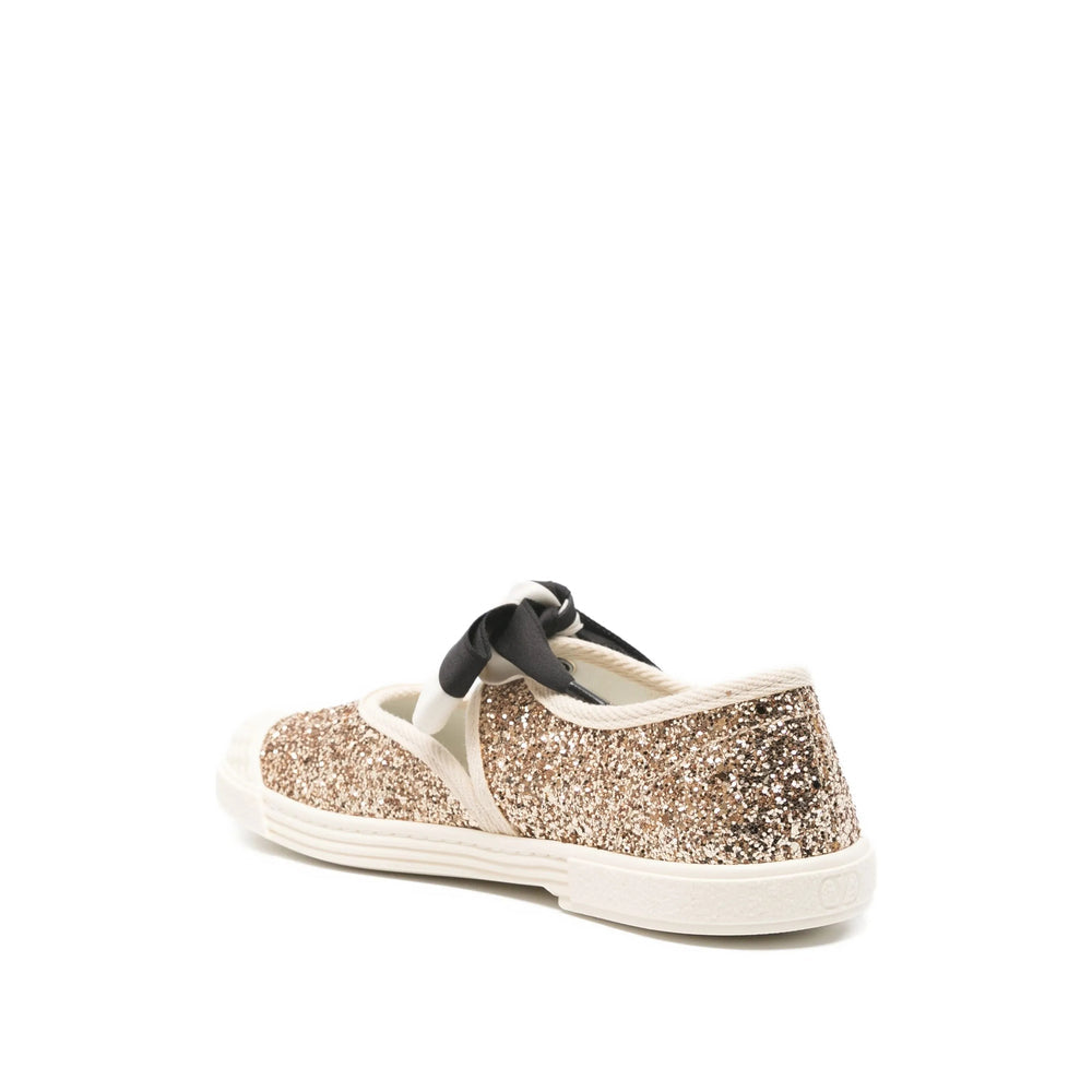 Valentino Garavani Gold Ballet Flats Women