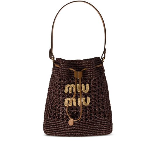 Miu Miu Brown Bucket Bags Women