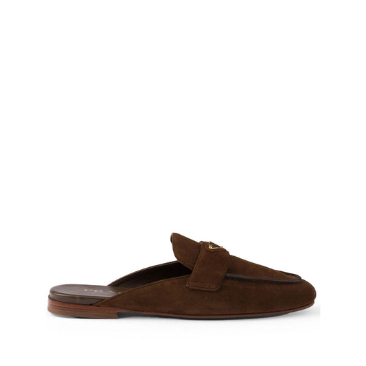 Prada Brown Mules Women