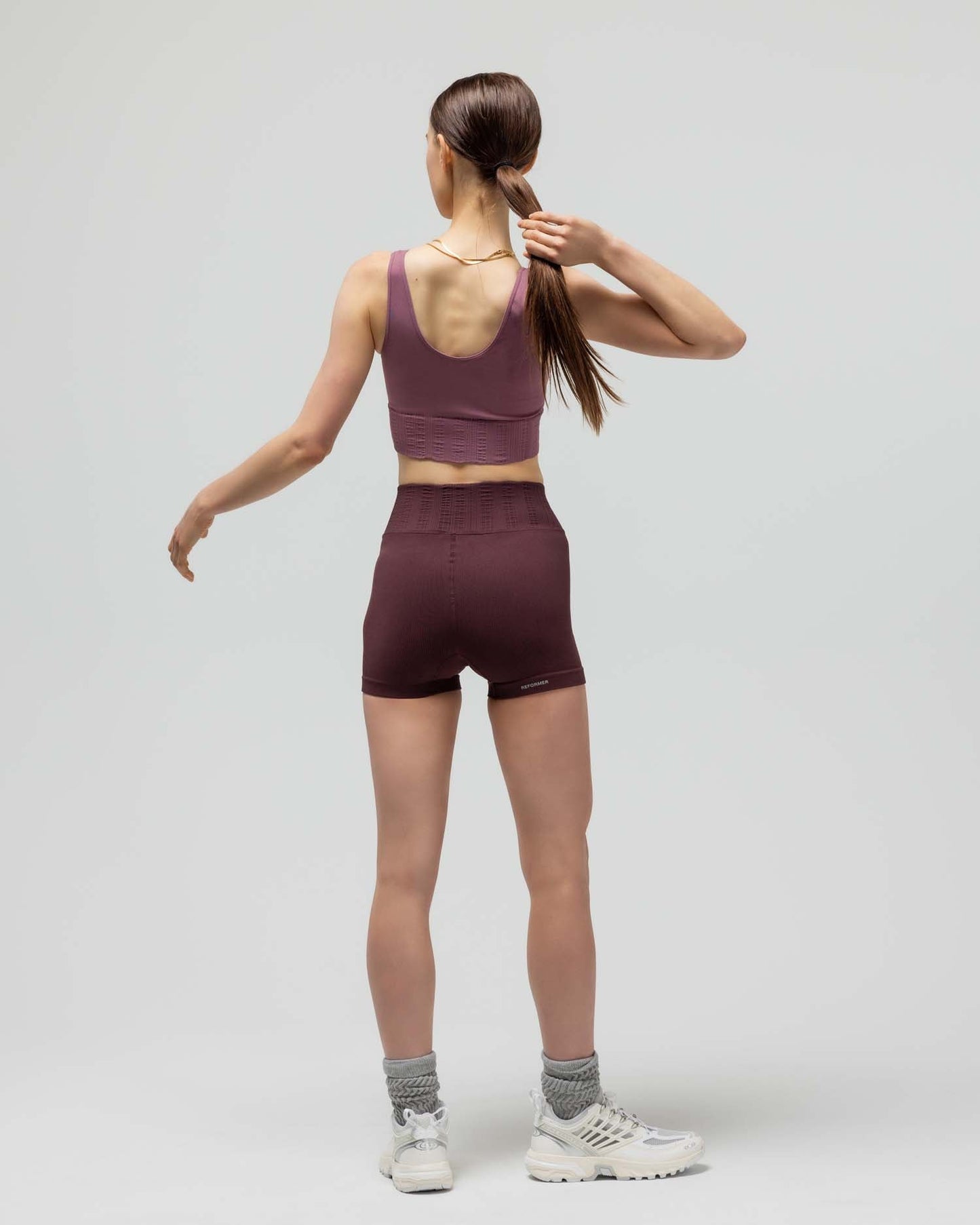 THE V-NECK SPORTS BRA