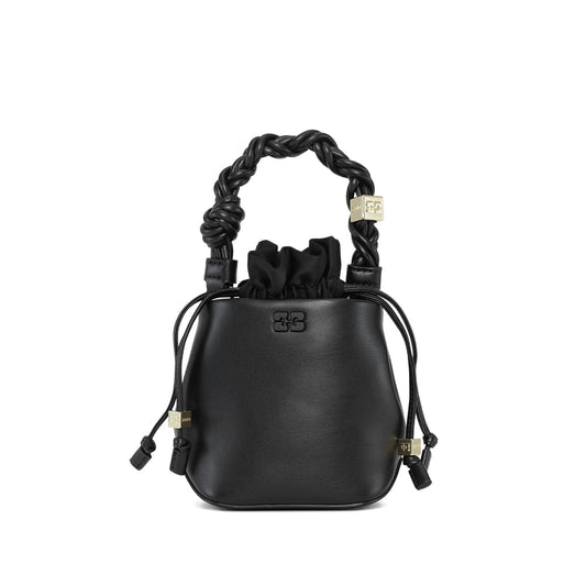 Ganni Black Bucket Bags Women