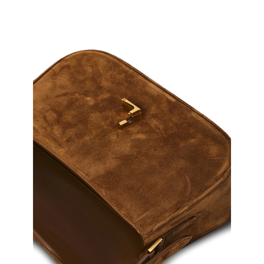 Saint Laurent Brown Shoulder Bags Women