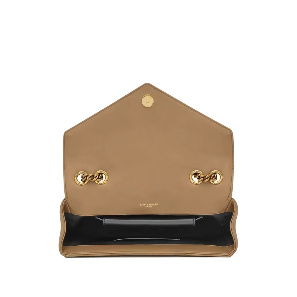 Saint Laurent Brown Shoulder Bags Women