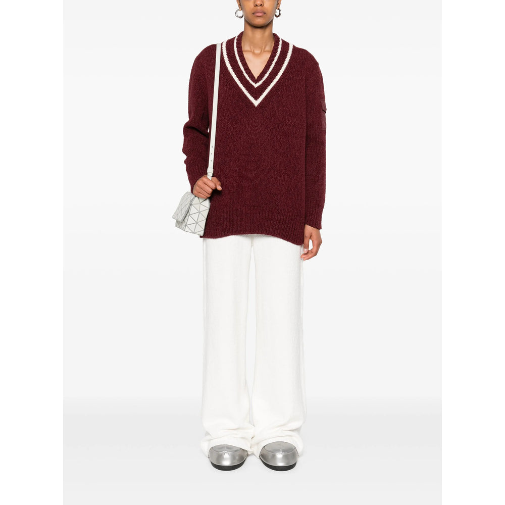 Moncler Red Knitwear - Jumpers Women