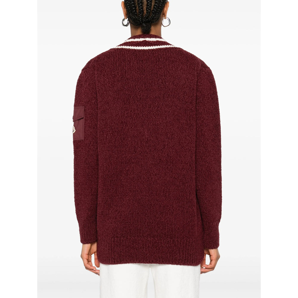 Moncler Red Knitwear - Jumpers Women