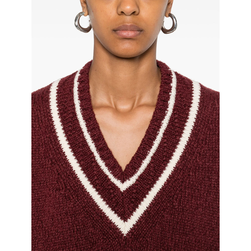 Moncler Red Knitwear - Jumpers Women