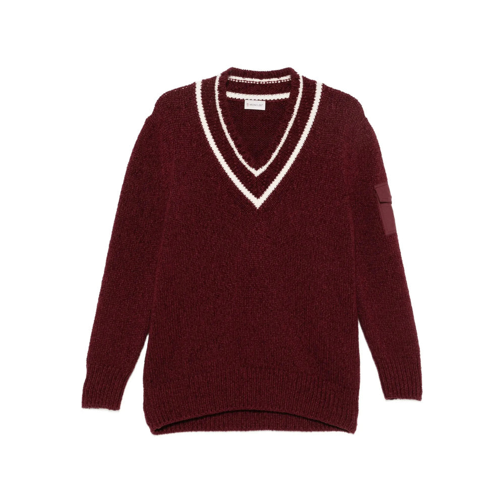 Moncler Red Knitwear - Jumpers Women