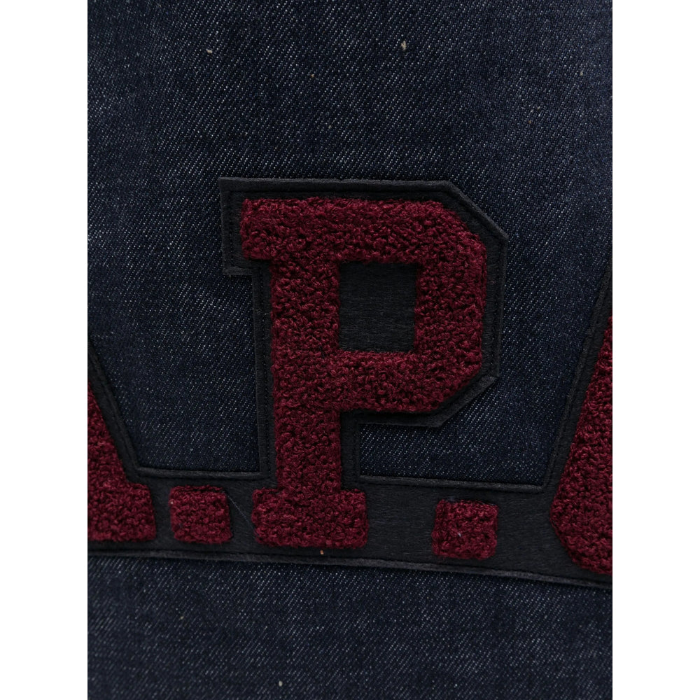 A.P.C. Blue Tote Bags Women
