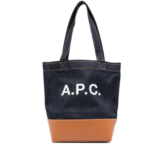 A.P.C. Blue Tote Bags Women