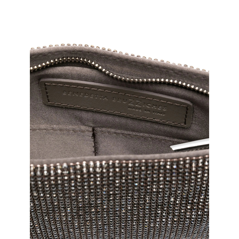 Benedetta Bruzziches Silver Clutch Bags Women