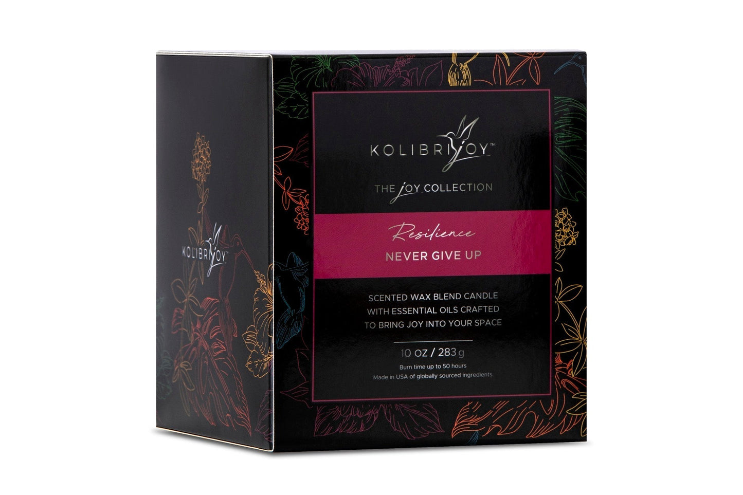 KolibriJoy Resilience Candle - NEVER GIVE UP