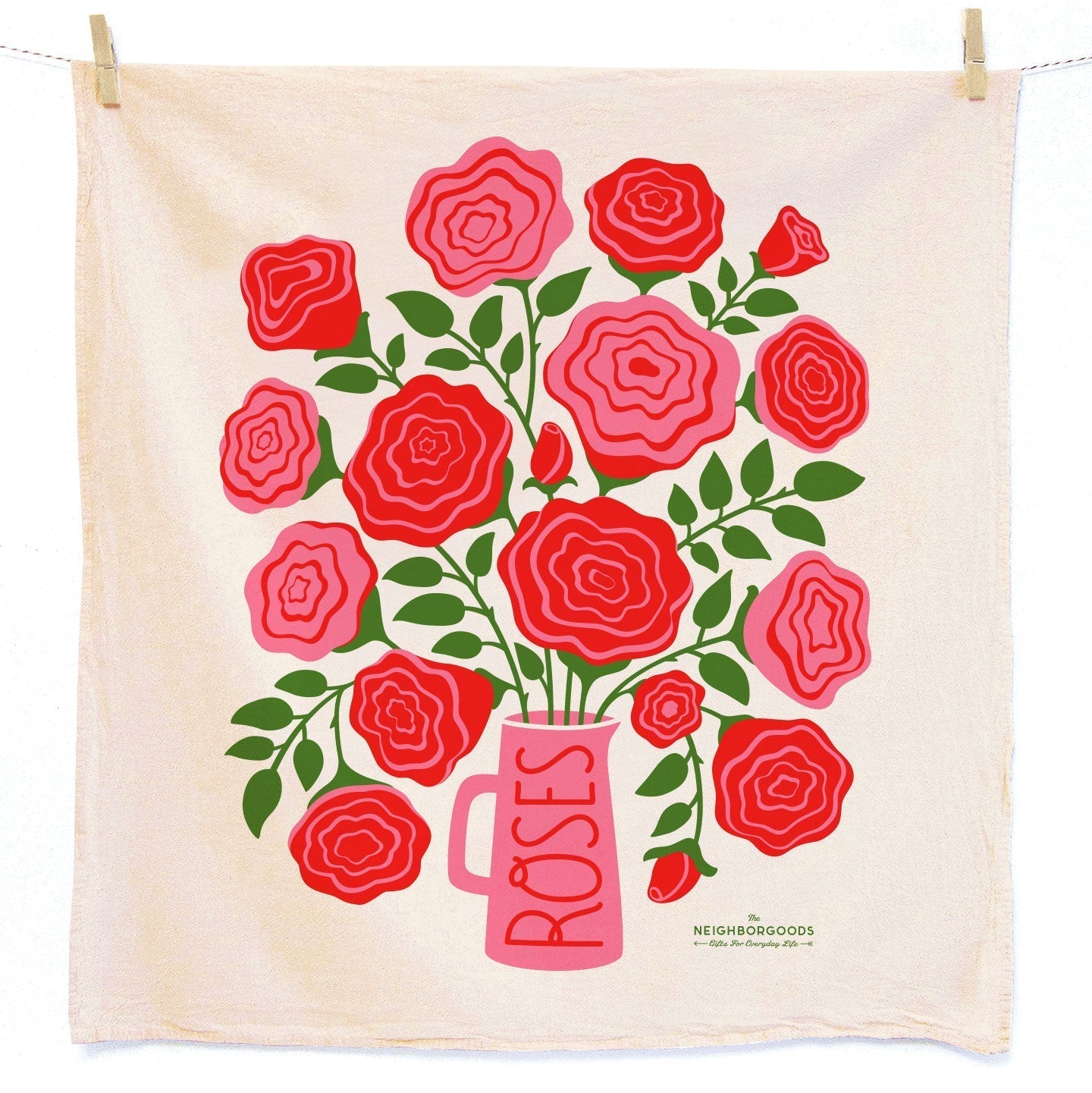 Rose Garden - Dish Towel Set of 2
