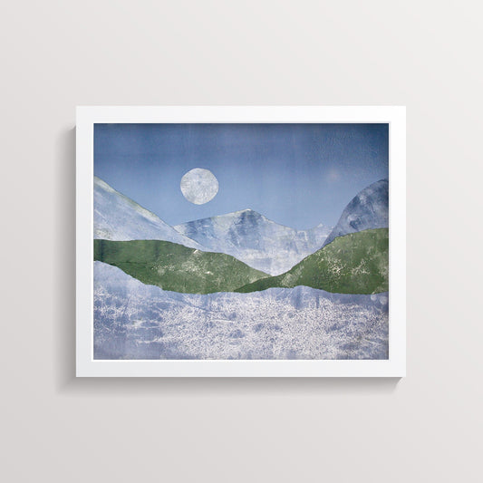 Cold Spring Evening Small Framed Print