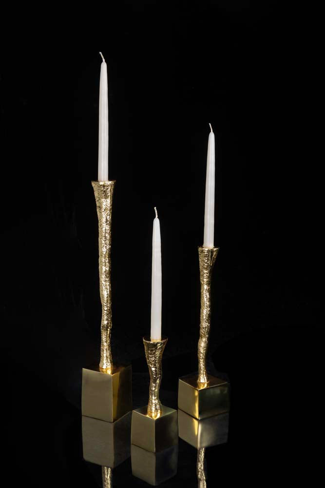 Nest Candle Holder Gold