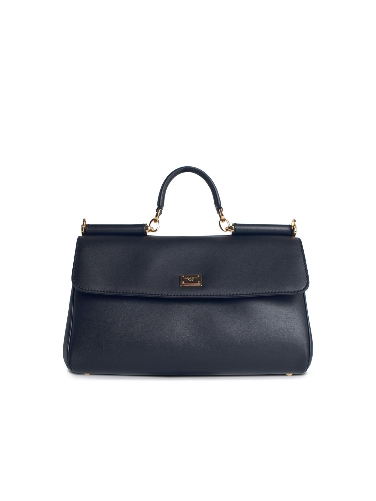 Dolce & Gabbana 'My Sicily' Plongé Calf Leather Handbag Women