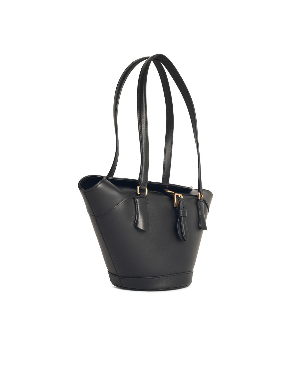 Dolce & Gabbana 'Sunset' Black Leather Bag Women