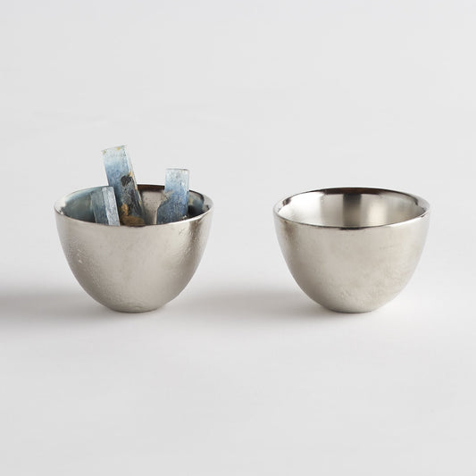 Stinson Nickel Pinch Bowls - Set of 2