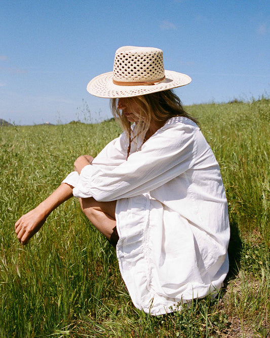 La Ranchera Cut-Out Straw Hat