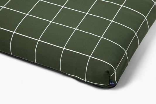Hunter Green Grid | Dog Bed or Bed Cover