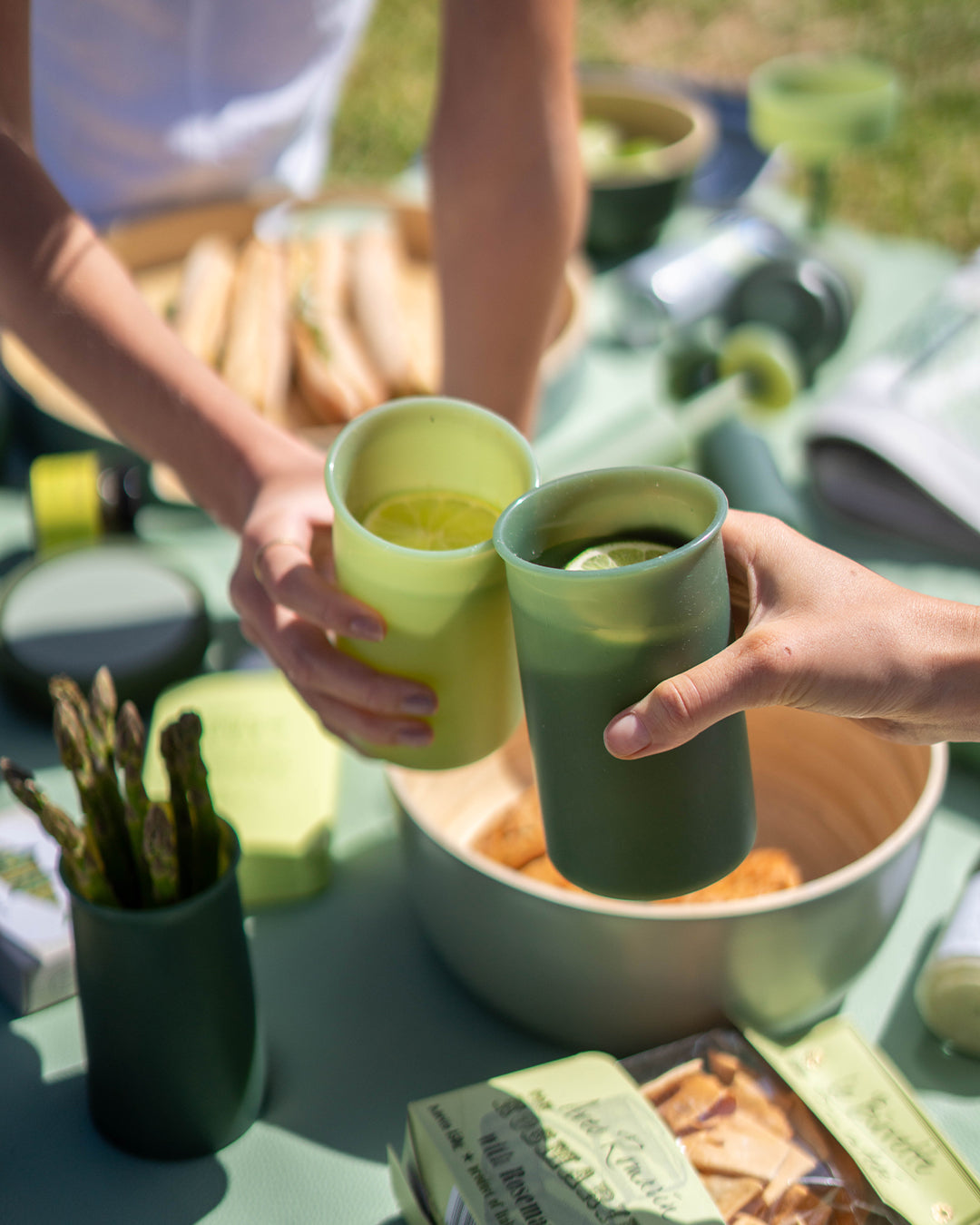 Sage + Olive | Stegg | Unbreakable Highball Glasses