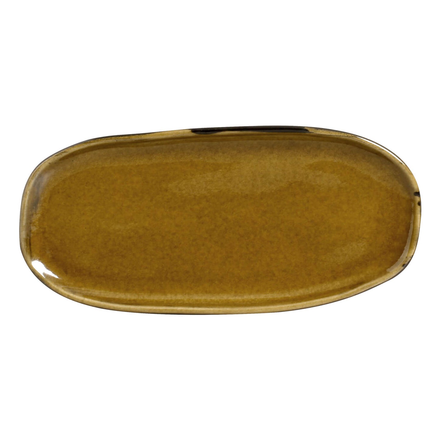 Shallow Organic Oval Platter Small Set of 4