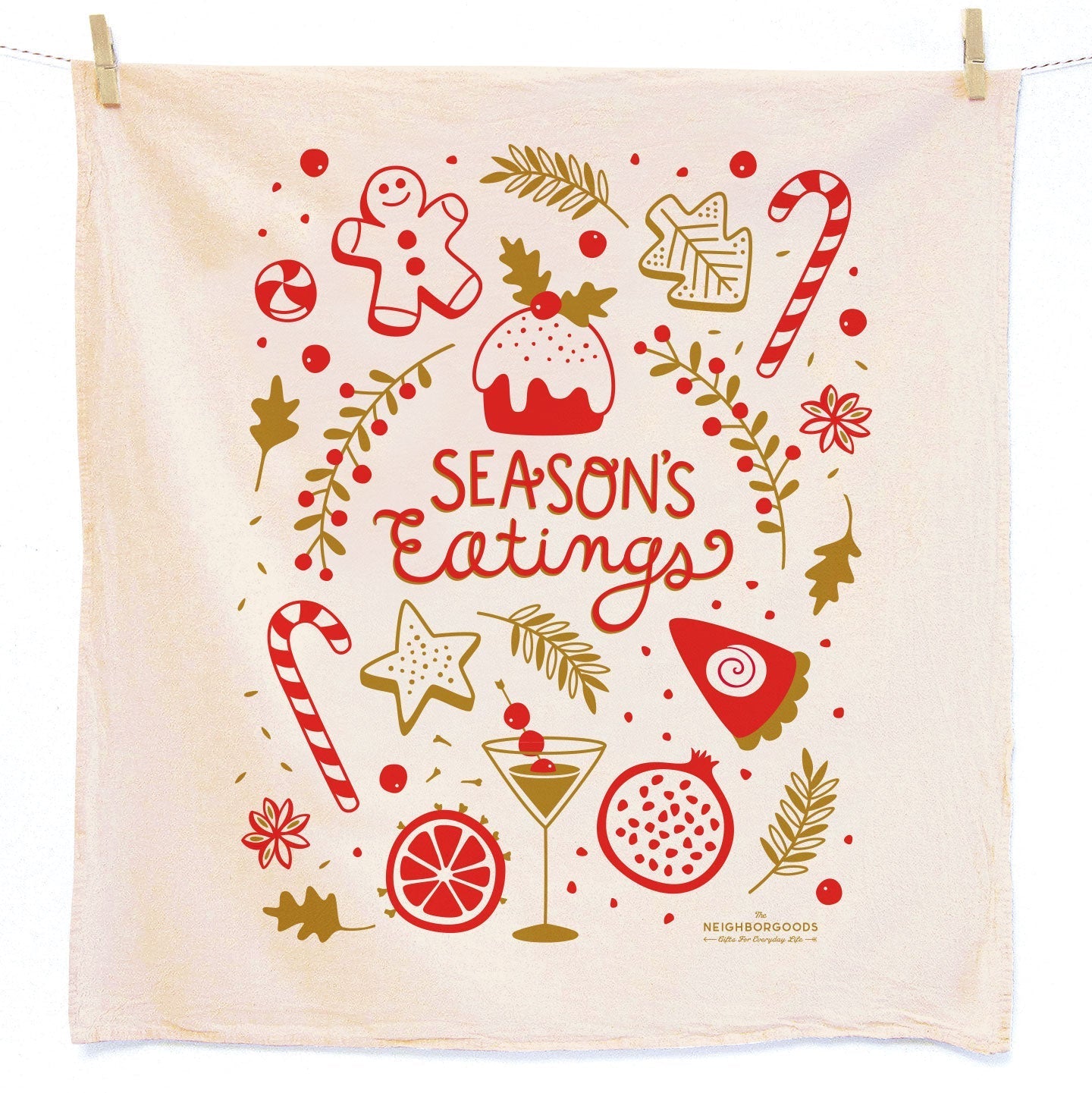 Season's Eatings Dish Towel