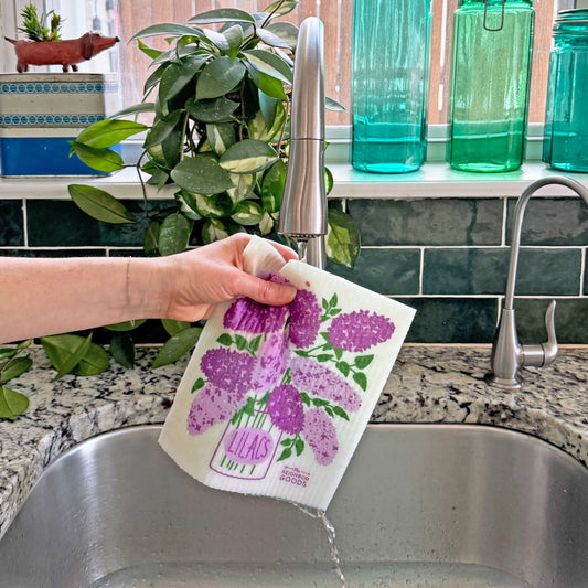 Lilacs Sponge Cloth