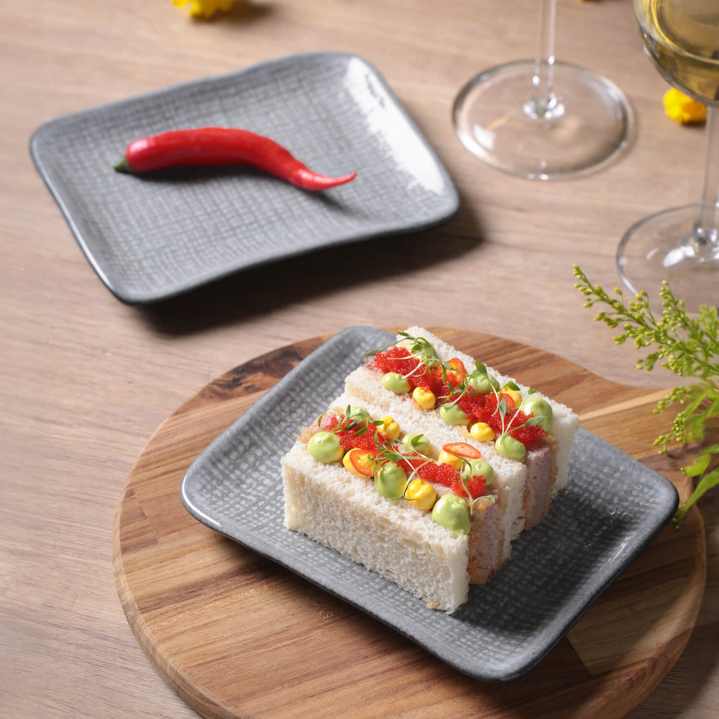 Rectangular Platter Juta Set of 4