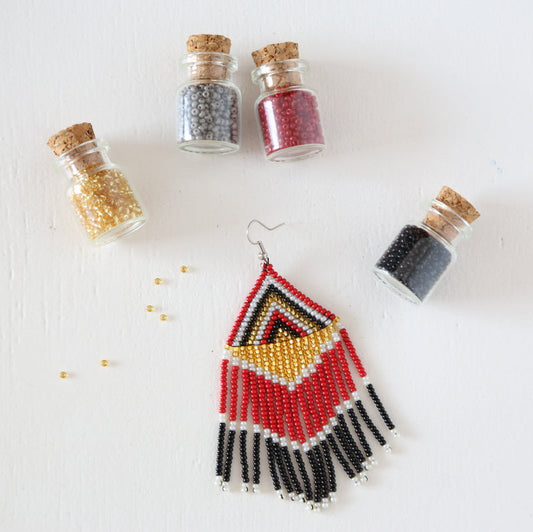 Fire Embera Earrings