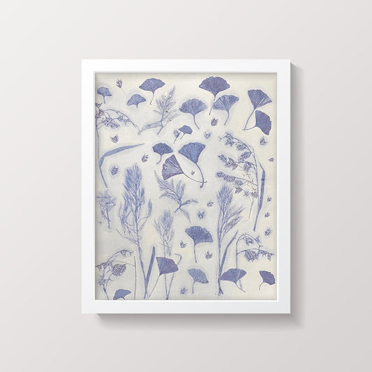 Pressed Flowers Small Framed Print