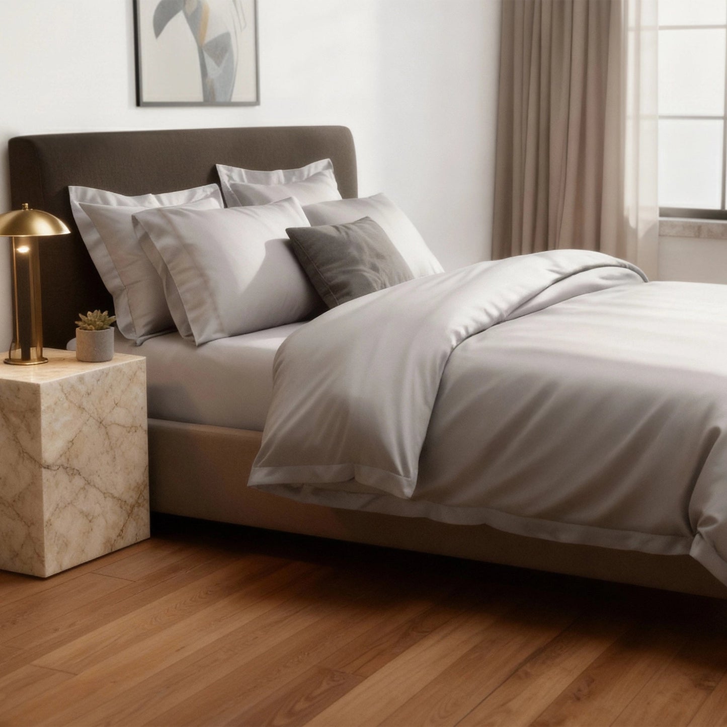 Heritage Organic Sateen Duvet Cover