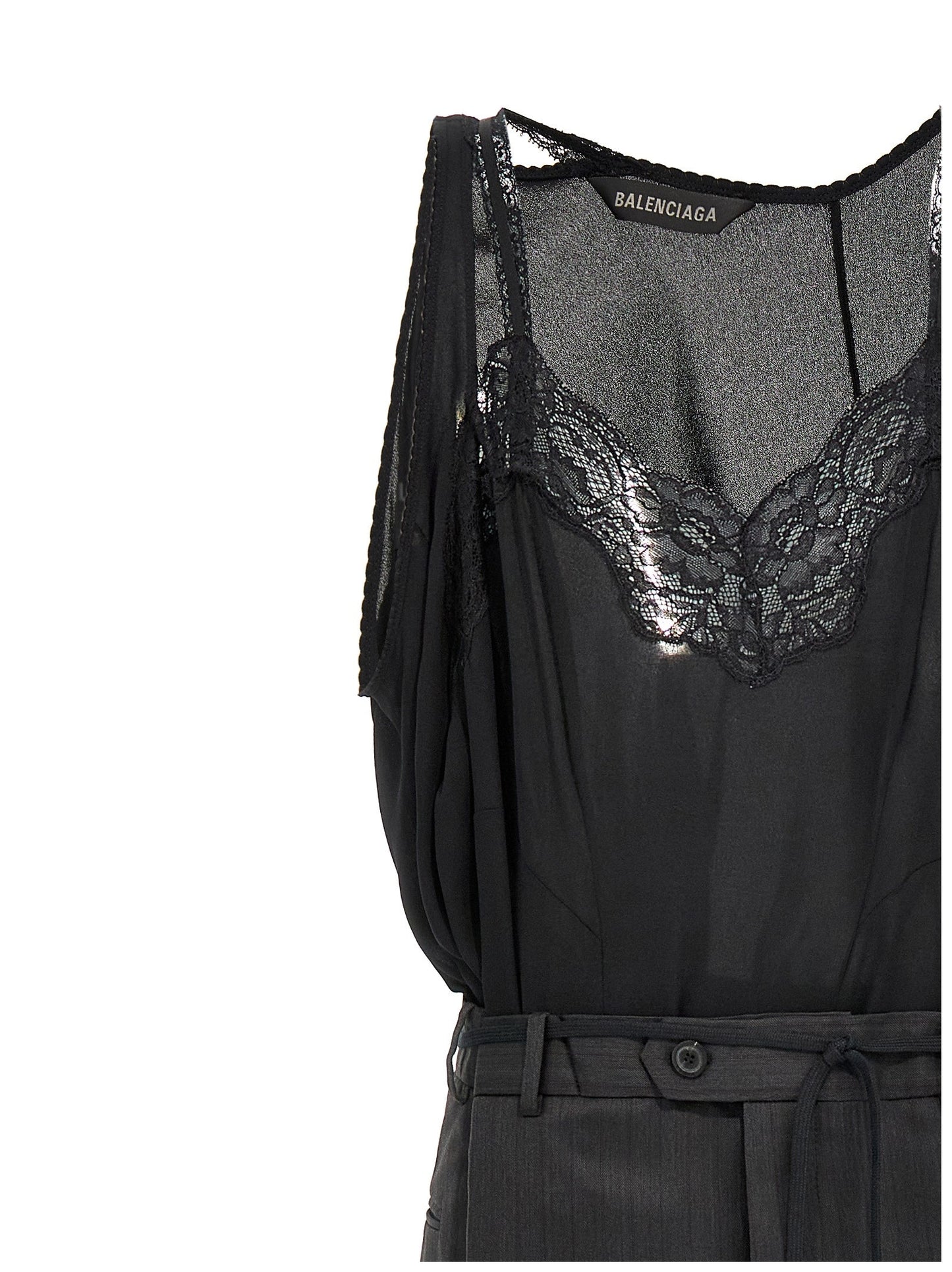 Balenciaga Women 'Patched Slip' Dress