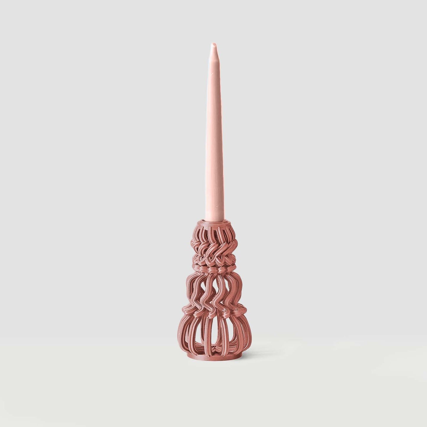 Frosting Loop Candle Holder
