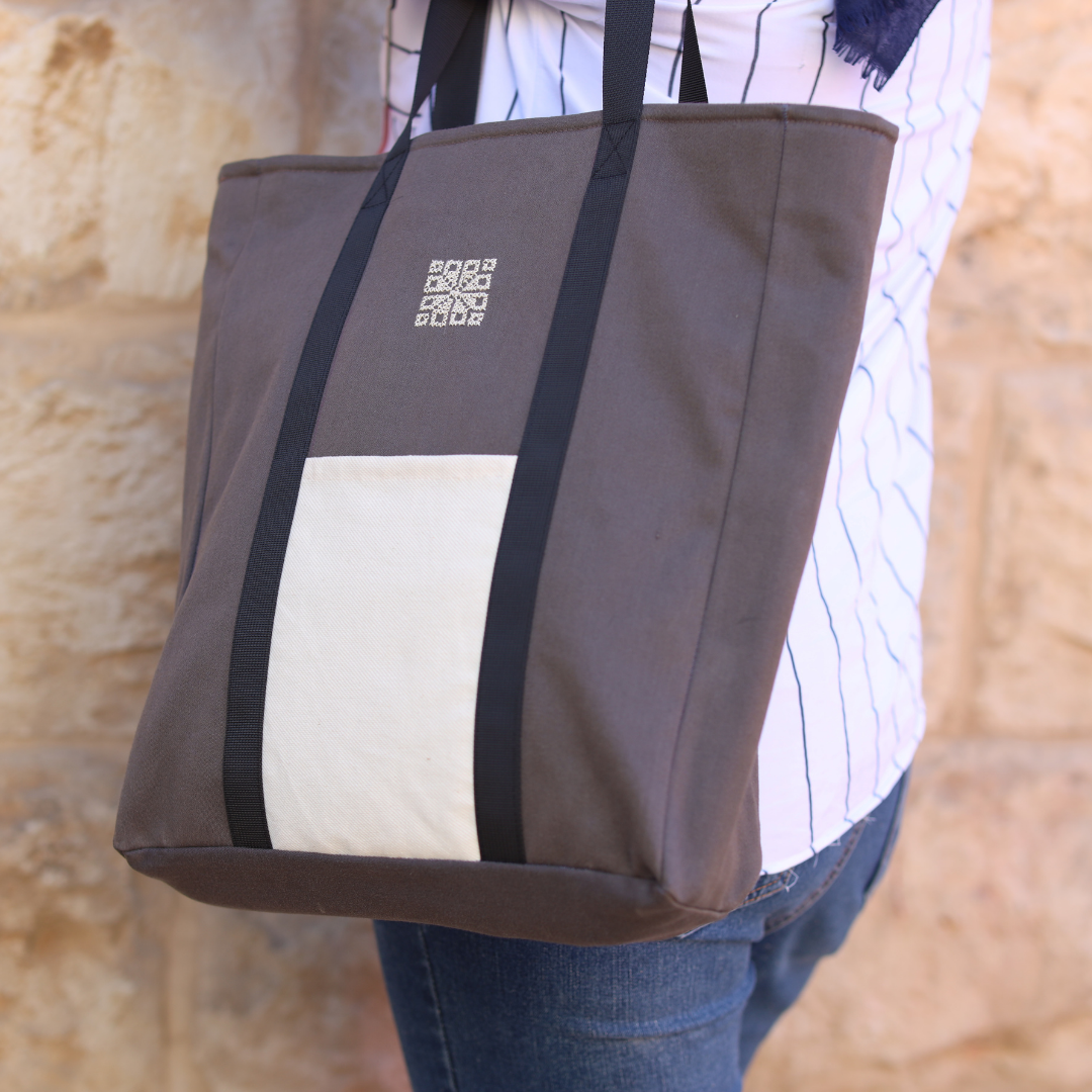 Liyana Market Tote - Brown