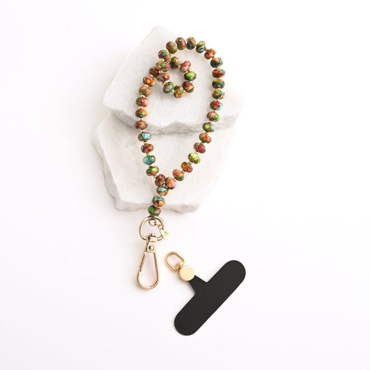 Sedona Emperor Stone Beaded Phone Wrist Strap
