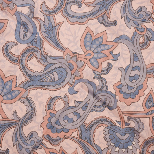 Komal Paisley Chiffon Scarf
