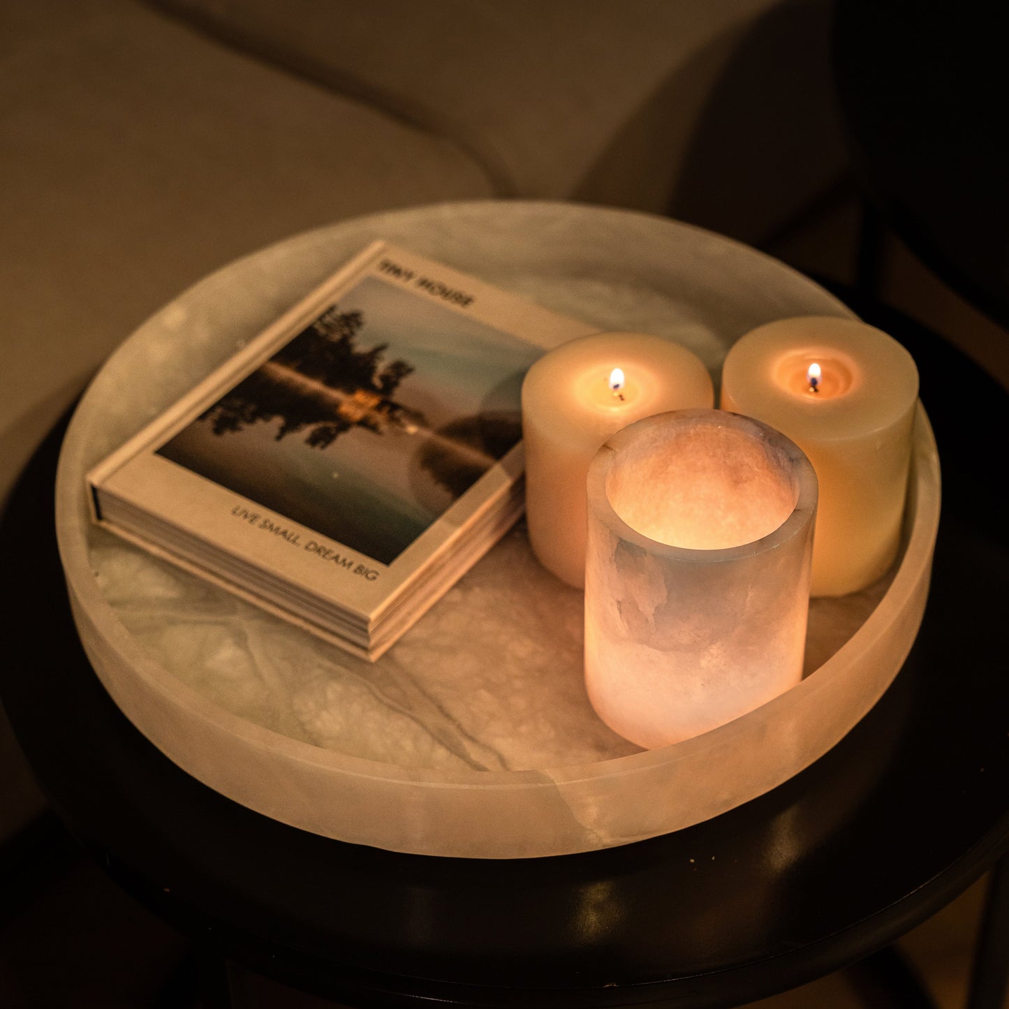 Santo Alabaster Large Tray